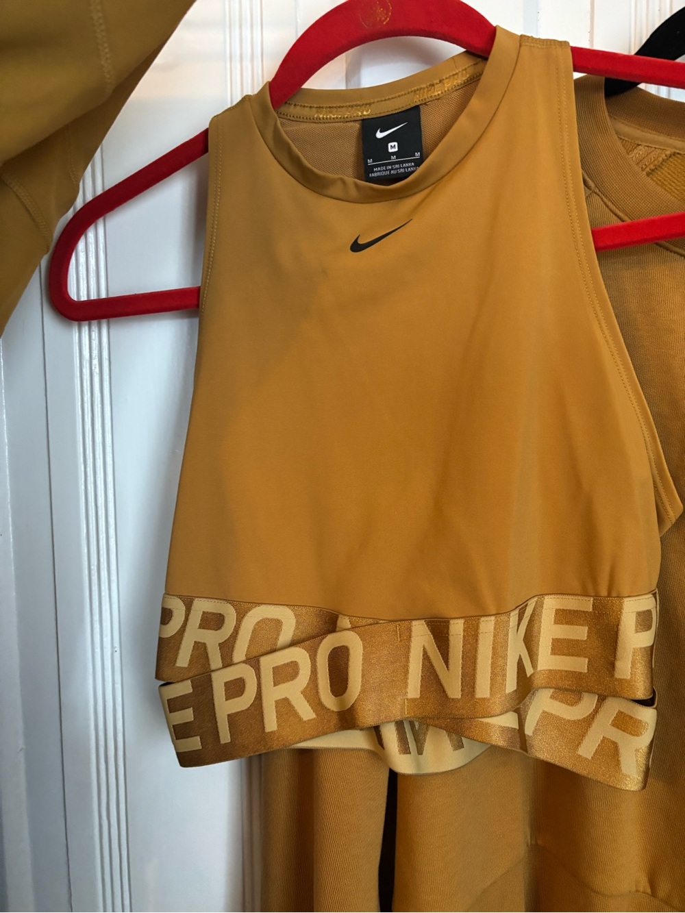 Nike Dri-FIT Mustard Crew Neck Sweatshirt - Picture 6 of 12